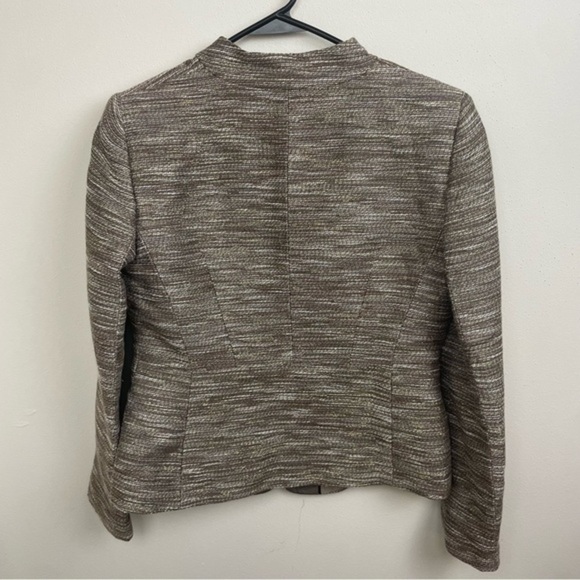 Lafayette 148 New York Metallic Woven Tweed Blazer - Picture 2 of 6